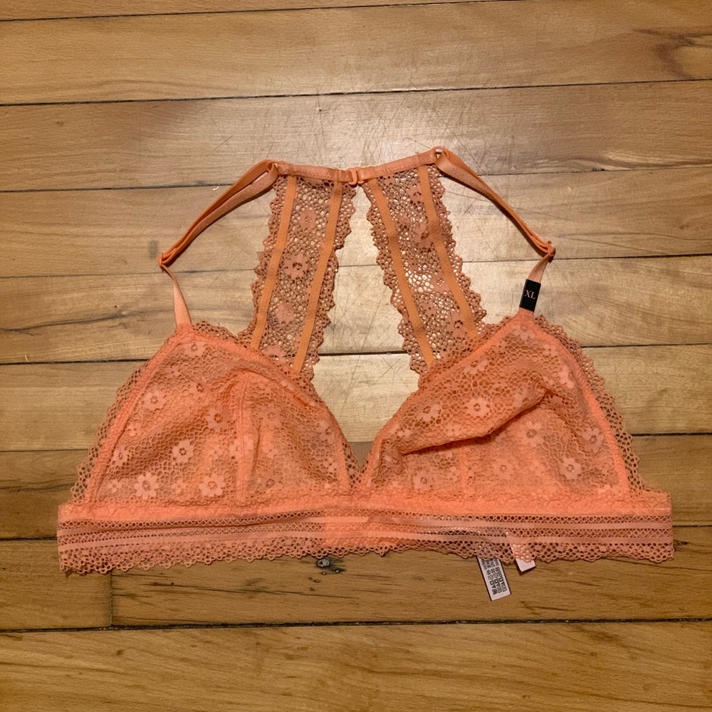 Victoria's Secret Crochet Lace Bra Bralette .sz XL